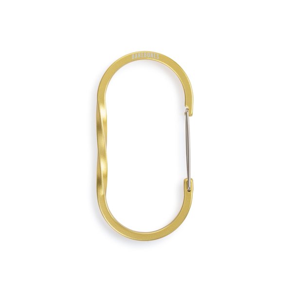 Barebones Living Wiregate Carabiner Large - Gold, 3.5 Length, Gold STC-627